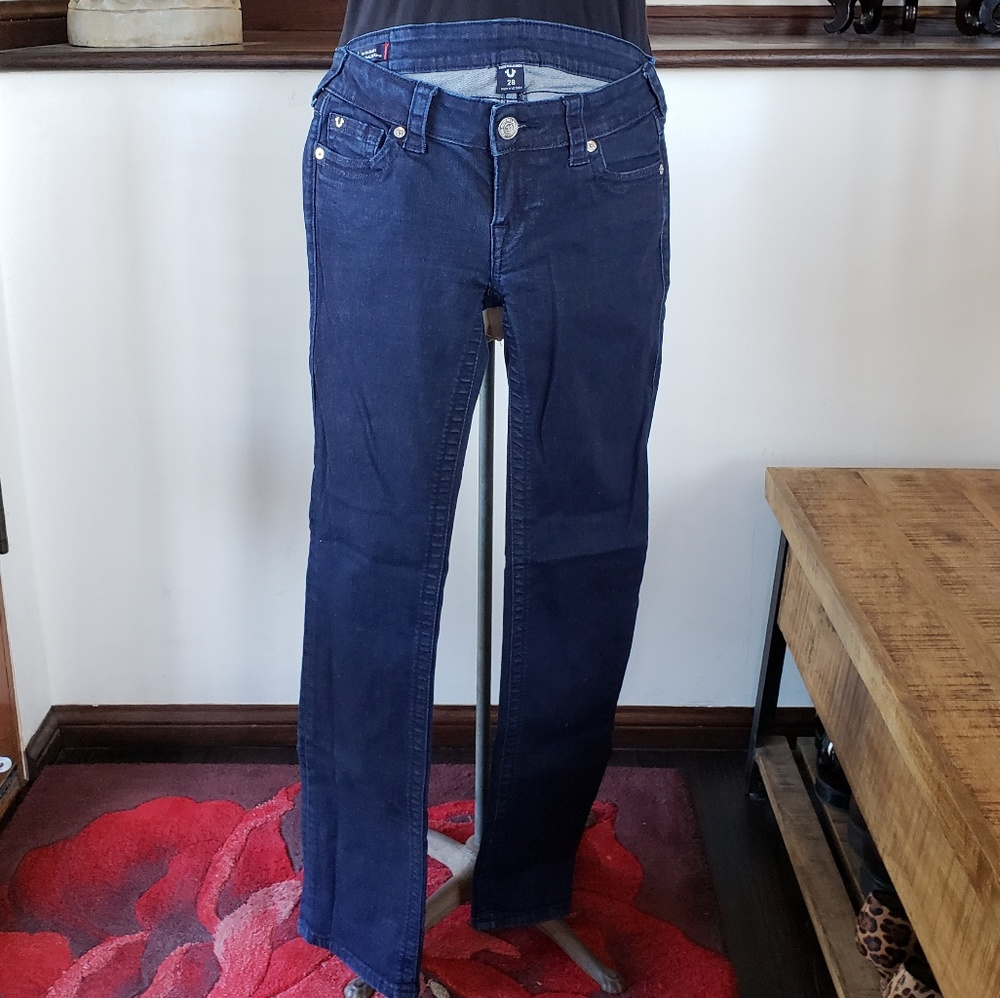 True Religion Skinny Low Rise Billie Jeans 28